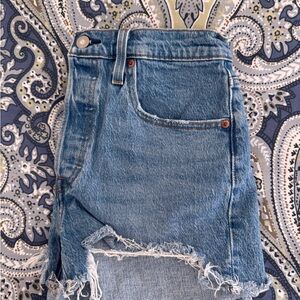 Levi's Light Blue Denim Jean Shorts